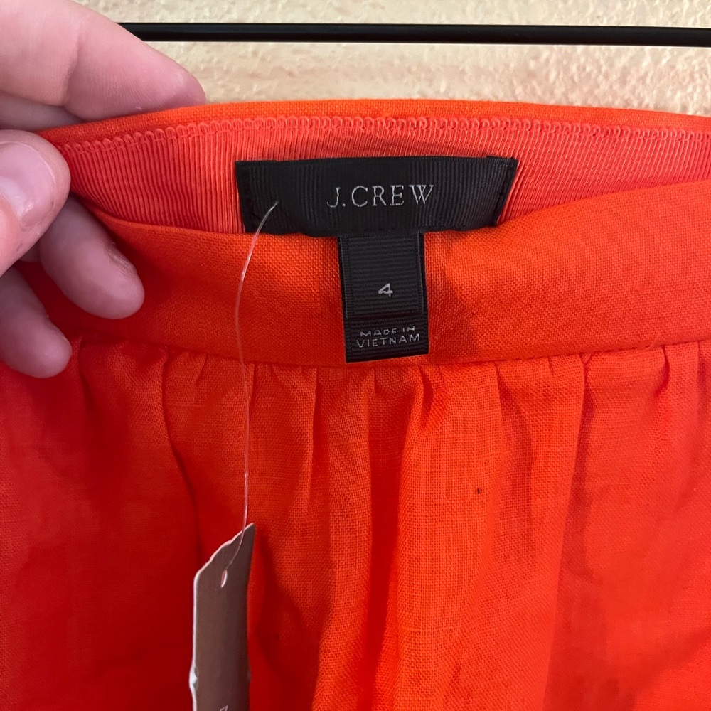 NWT J Crew 🍅 skirt w/ruffle - Picture 3 of 8
